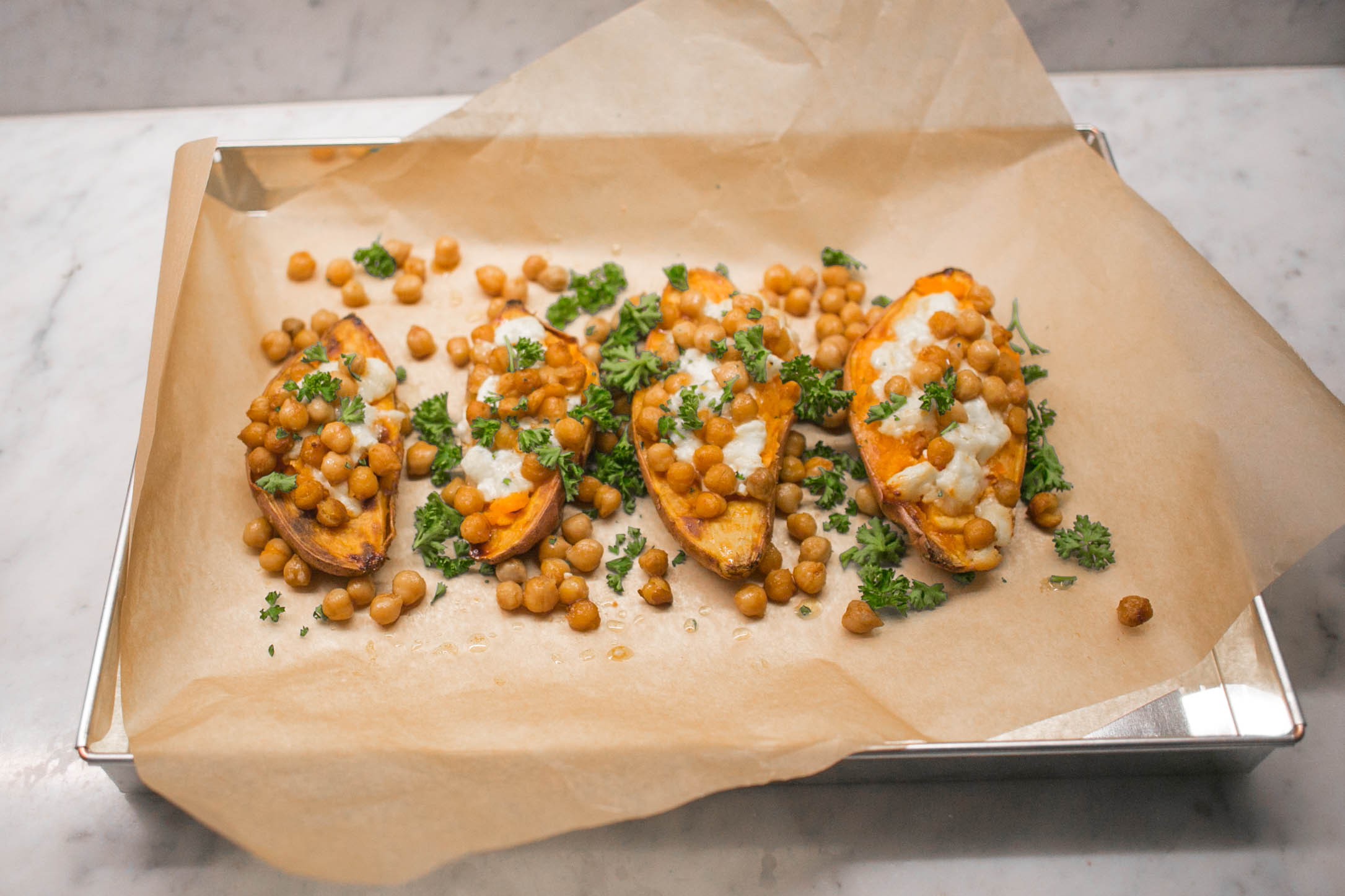 Sötpotatis Rå Alexandra Bring » RECEPT – BAKAD SÖTPOTATIS MED FETAOSTRÖRA